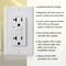 Faith Self-Test 20A TR GFCI Outlet Receptacle w/ Wall Plate, White, PK 10 GLS-20ATR-WH-10 - alternate 6